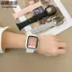 優購生活~【套裝】適用iwatch7表帶蘋果手表applewatch表帶硅膠5/6/SE代3/4/2/1潮牌iPhone創意女保護殼套新款潮牌705錶帶 皮帶 尼龍帶 硅膠錶帶 佳明 錶扣拆裝工具 現貨