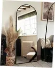 Floor Mirror, Full Length Mirror with Stand, Arched Wall Mirror, Mirror Full