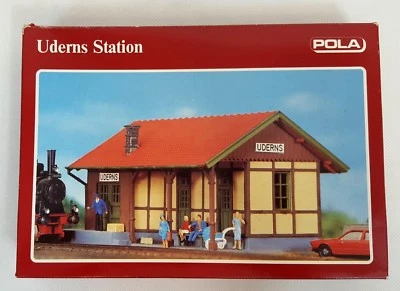 Pola UDERNS STATION 1:87 HO Scale Railroad Scenery Plastic Model Kit #11803 MIB