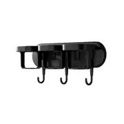 Robo Bossi Spice Wall Rack - Black With Wall Mouting