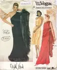 1980s Vintage Vogue Sewing Pattern DRESS B36″ (2200) By Edith Head Vogue 2832