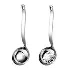 Colander Spoon Set Small Soup-Ladle With Holes Strainer Scoop-Ladles For Serving