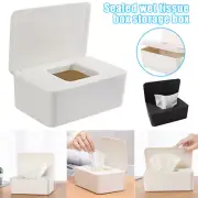 Dust Tissue Box + Cover for Home Office Car Dry/Wet Tissue Dispenser Storage Box