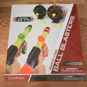EastPoint Rapid Fire Ball Blasters Shoot 25 FT 2 Targets Outdoor Indoor