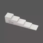 YUSHI 5-Step Calibration Block 0.100" 0.250" 0.500" 0.750" 1.000" 1018 Steel