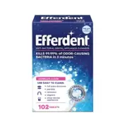 SM Efferdent Original Anti-Bacterial Denture Cleanser Tablets 102 Count