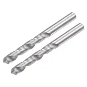 4mm C2/K20 Tungsten Carbide Straight Shank Spiral Flutes Twist Drill Bit 2pcs