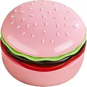 Hand Warmers, Rechargeable USB Heater, Electric Portable Temperate, 1200mAh Battery Hamburger-Shaped Lightweight Easy to Carry for Outdoor, 2.95x2.95x1.97 Inches