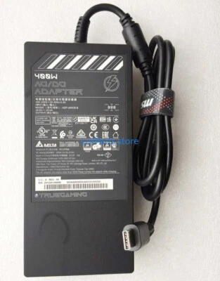 400W Genuine MSI Titan 18 HX A14VIG-085NZ 18 RTX4090 Gaming Adapter Charger Cord