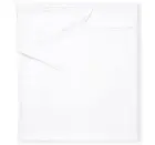 Queen Size Flat Bed Sheet Only - Soft 400 Thread Count 100% Cotton Sheet Sate...