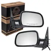 Brock Power Mirror Set Textured Black without Heat for Grand Cherokee