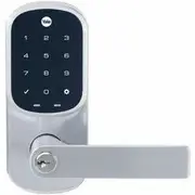 Yale Assure Lever Keyed Lock with Yale Home Satin Chrome