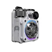 Muzen Cyber Cube-Pro Bluetooth Speaker, Bluetooth 5.0, Portable Speaker with Fidget Spinner, Crystal Clear Sound with RGB Led Light Wireless Speaker, Waterproof Speakers for Indoor Outdoor