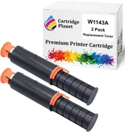2 Pack Compatible Toner Cartridge for HP W1143A 143A (2,500 Pages) for HP Neverstop 1001 1001nw MFP 1201 1201n 1202 1202nw