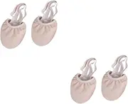 Baluue 2 Pairs Ballet Shoes Dance Training Half Sole Protectors for Dance Shoes Breathable for Women