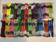 J&P Coats Embroidery Floss Lot of 81 Skeins New