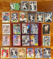Juan Soto 25 Card Lot - No Duplicates - Refractors, Inserts, Chrome, 2021 - 2025