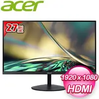 在飛比找AUTOBUY購物中心優惠-ACER 宏碁 SB272 E 27型 IPS 100Hz抗