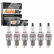 6 pc Autolite Double Platinum Spark Plugs for 1961-1965 Fargo FW100 Panel mj