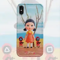 在飛比找蝦皮購物優惠-客製化 韓國游戲木頭人女孩iPhone13ProMax蘋果1