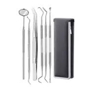 4/5/6 Pcs Stainless Steel Dental Dentist Prepared Tool Set Instruments Tweezer
