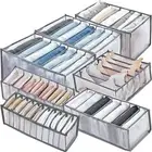 Grids Mesh Storage Box Closet Wardrobe Drawer Divider Clothes Organizer XMAS AU