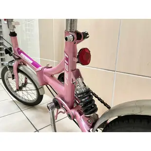 MERIDA 美利達 摺疊車 FB-217 16吋折疊車 粉色 腳踏車 自行車  二手狀況良好