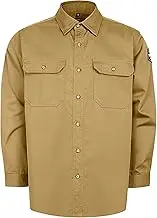 FR Shirts for Men 7.5oz Flame Resistant Fire Retardant Welding Shirt