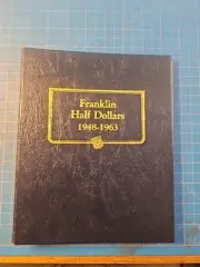 Whitman Album 1948-1963 Franklin Half Dollar #9126 (503)