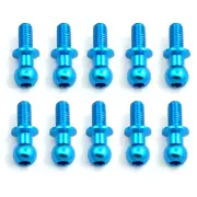 10PCS Metal Pull Rods Shocks Ball Head M3 for TAMIYA TT01 TT02 D5 1/10 RC Car On-Road Vehicles Models Toys Spare Parts 5