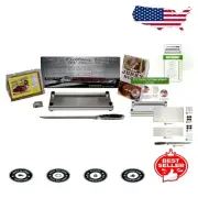 Dishwasher Safe Jerky Board Set with Professional Knife & Seasoning How-to Book