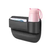 Car Leather Cup Holder Gap Bag Seat Gap Storage Box
