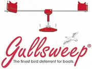 Trimac GullSweep Complete Wind Spinner, Red Aluminium, Saltwater Resistant, Bright Anodized Aluminum Arms, Foldable for Storage