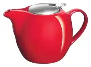 Avanti Camelia Ceramic Teapot 750ml Fire Engine Red