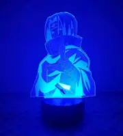 Naruto Anime Itachi Uchiha 3D LED Illusion Touch Night Lamp