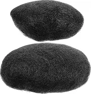 VALICLUD 2 pcs Hair Bun Extensions Decorative Hair for Women Chignon Padding for Fullness and Volume for Weddings Parties and Everyday Style