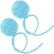 2pcs Cat Climbing Frame Replacement Ball Cats for Indoor Cats Cat Scratching Post Cat Scratch Scratcher Cat Scratching Ball Kitten Supplies Sky-Blue Paper