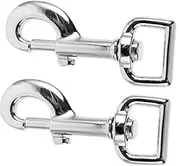 TOBBOMEY Dog Belt Snaps Metal Leash Buckets Easy to Use Snap Hooks for Pet Leash Bag Straps