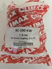 CLIMAX SET SCREW COUPLING RC-100-KW. 1" IDKW