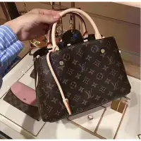 在飛比找Yahoo!奇摩拍賣優惠-LOUIS VUITTON Montaigne BB M41