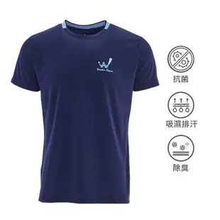 【Weather Report】吸濕快乾圓領T恤-男款 / 深藍(WJ2101-01)
