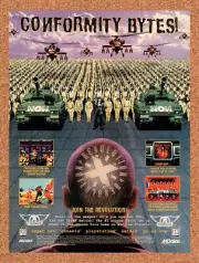 1995 Revolution X SNES Original Advertisement / Retro Wall Art v1