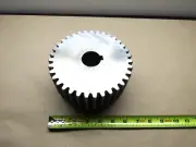 Spur Gear 6DP, 35 Teeth, 14.5 PA, 2-1/2" Face, 6.1875" OD, 1-3/8" Keyed Bore
