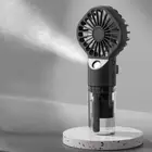 Portable Humidifier Fan Mini Handheld Mist Fan Portable USB Rechargeable Handhel