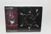 Metalla Solid Pewter Stemware Charms & Holding Ring