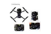 Sunnylife PVC Sticker Waterproof Scratch-proof Skin for Mini 2 (Ink Painting)