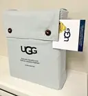 UGG Alahna QUEEN SIZE Sheet Set Ocean Mist All Season Cooling Tech Wicking NEW