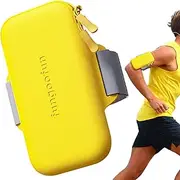 Armband Cell Phone Holder | Silent Double-Zipper Running Armband Phone Holder - Sport Mobile Phone Holder Arm for Running, Exercising, Fitness, Yoga, Walking, Cycling Wynott