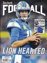 February 2025 Beckett Football Price Guide Magazine Vol 38 No 2 Jared Goff