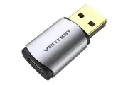 Vention CDMH0 USB to Type-C Sound Card Gray Metal Type